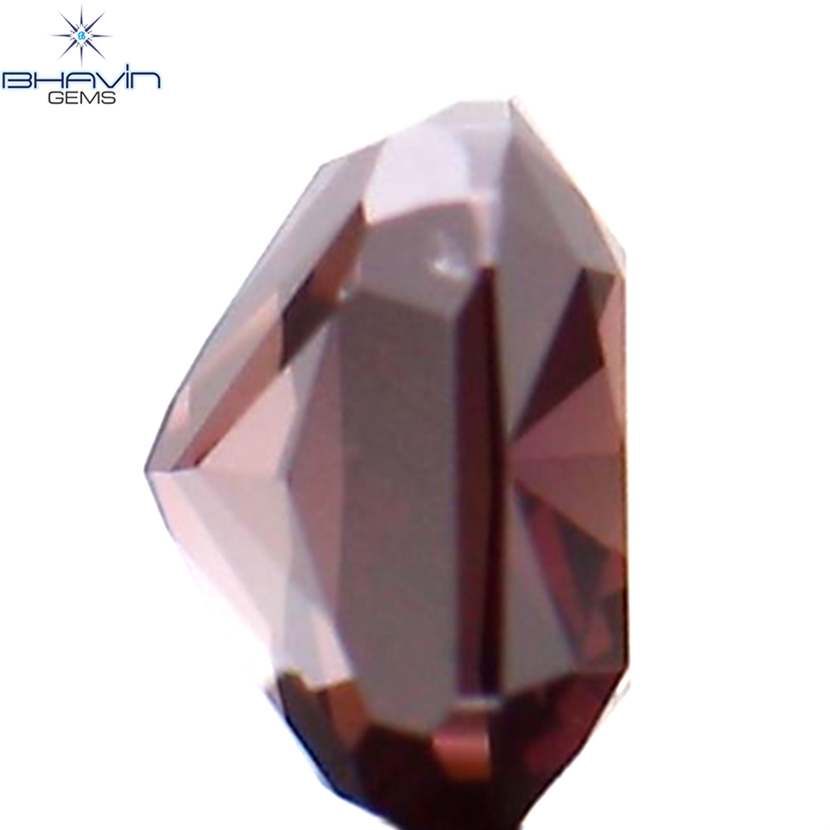 0.17 CT Natural Cushion Diamond Enhanced Pink Color Clarity VS1 (3.12 MM)