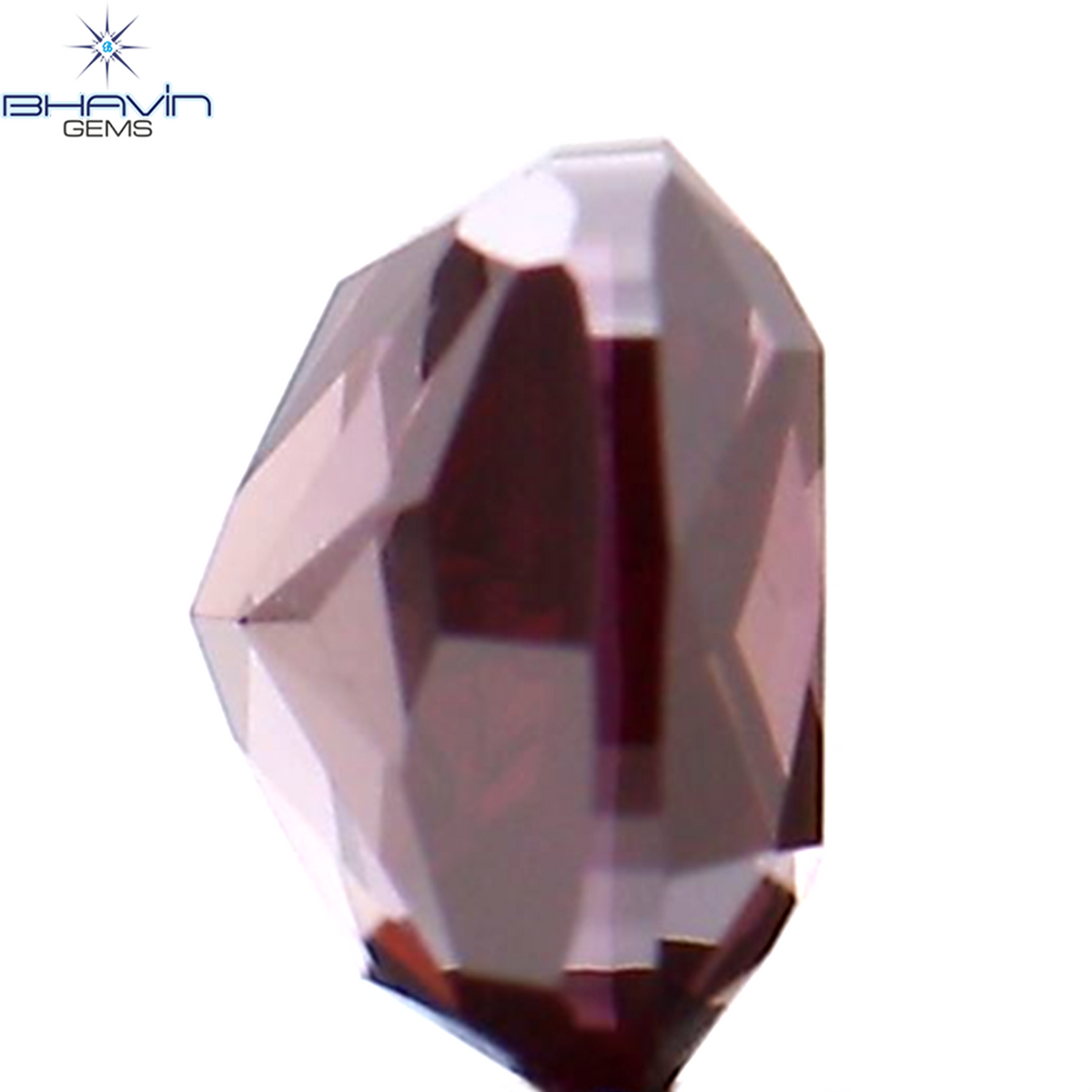 0.28 CT クッション シェイプ ナチュラル ルース ダイヤモンド 強化ピンク色 VS1 クラリティ (3.72 MM)
