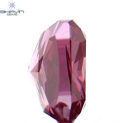 0.17 CT クッション シェイプ ナチュラル ルース ダイヤモンド 強化ピンク色 VS1 クラリティ (3.33 MM)