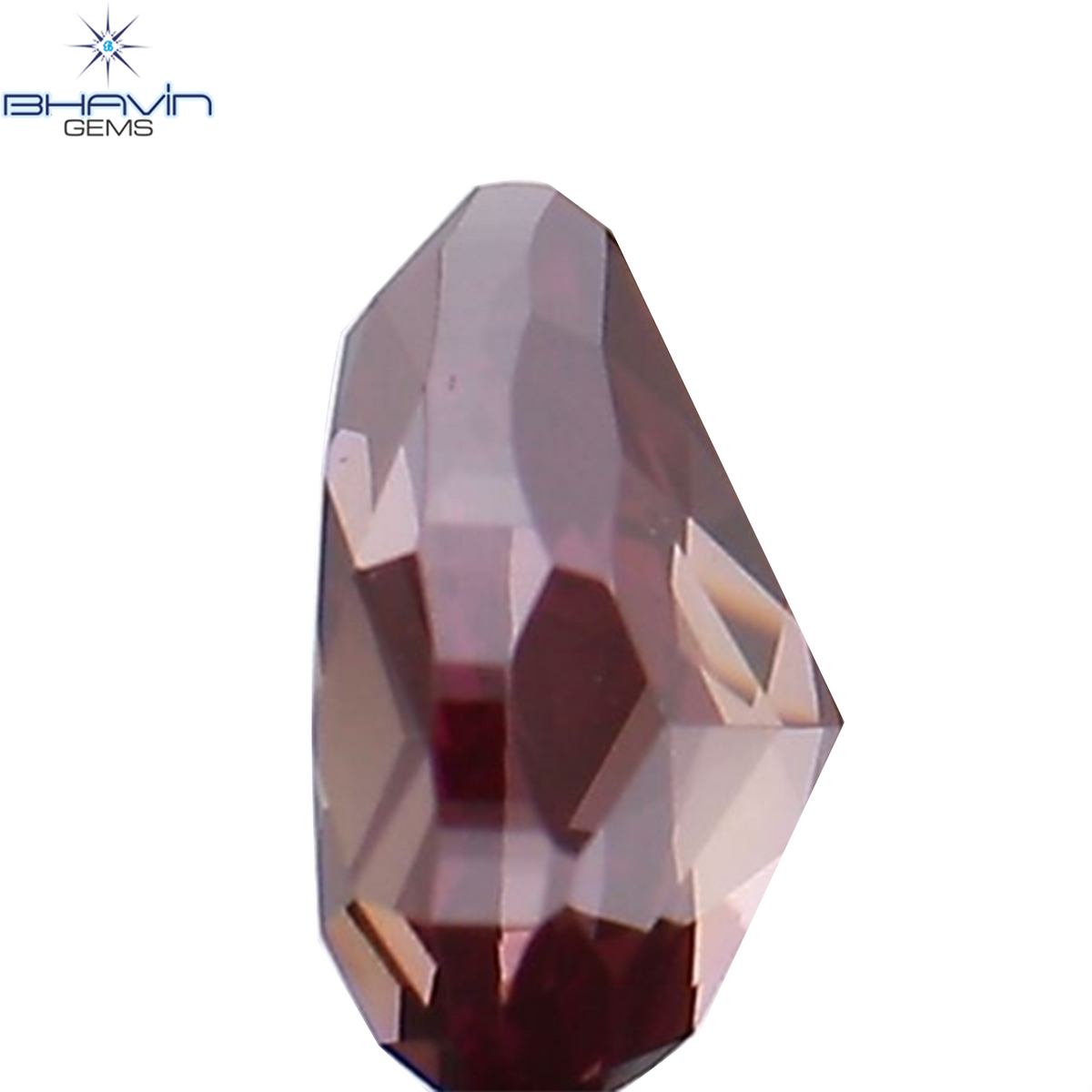 0.23 CT Natural Pear Diamond Enhanced Pink Color Clarity VS1 (4.23 MM)