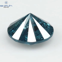 0.29 CT Round Diamond Natural Loose Diamond Blue Color I3 Clarity (4.13 MM)