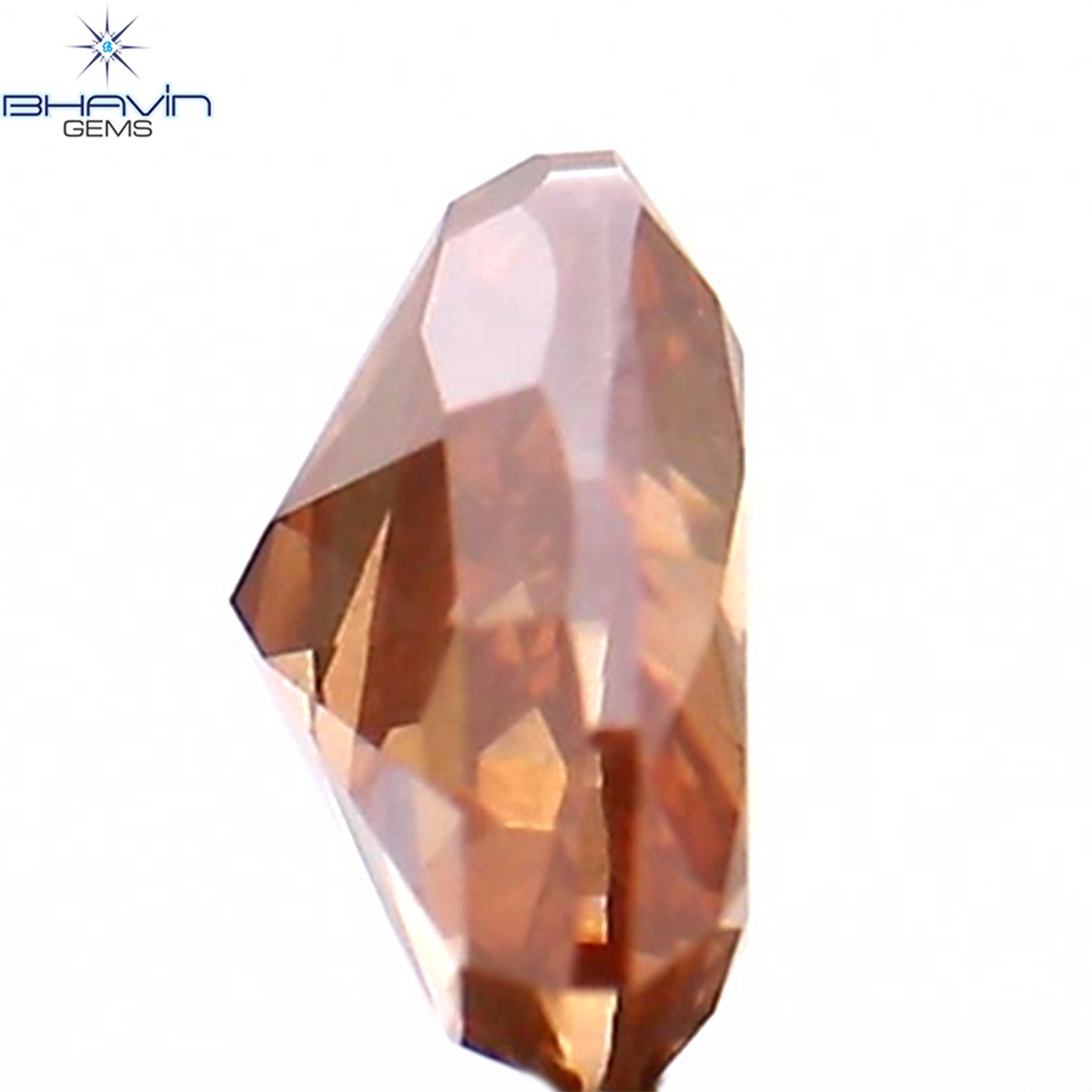0.25 CT ハートシェイプ エンハンスト ピンク カラー ナチュラル ルース ダイヤモンド SI1 クラリティ (4.03 MM)