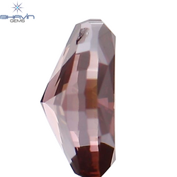 0.41 CT Oval Shape Natural Diamond Enhanced Pink Color VS2 Clarity (5.28 MM)