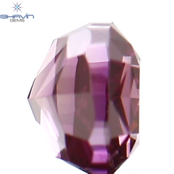 0.34 CT クッション シェイプ ナチュラル ルース ダイヤモンド 強化ピンク色 VS1 クラリティ (3.71 MM)