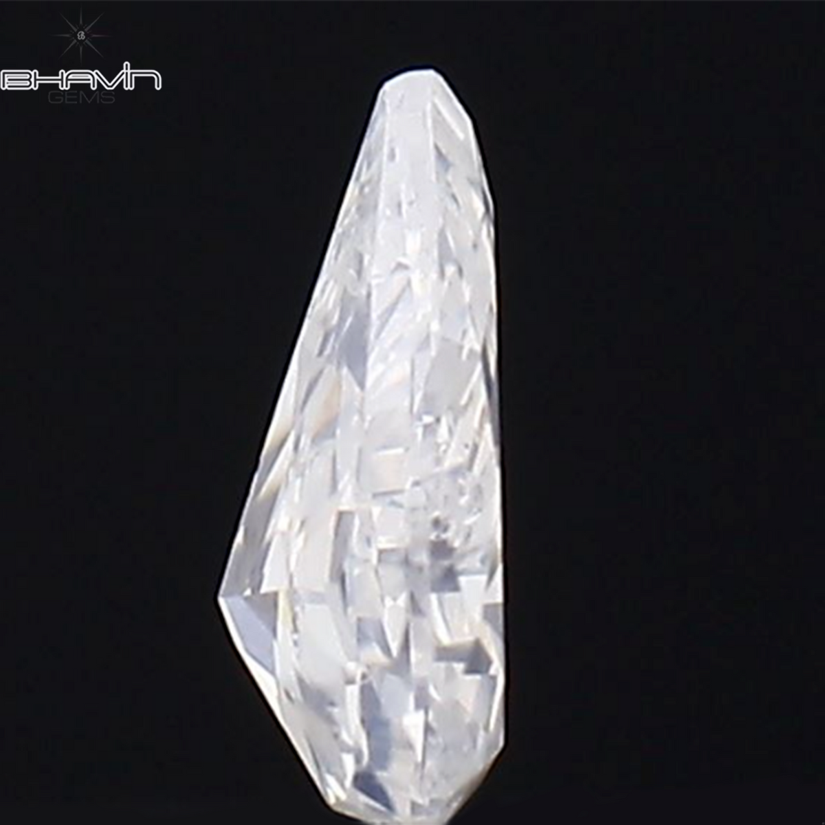 0.07 CT Natural Pear Diamond White Fancy Color Clarity SI2 (3.47 MM)