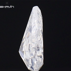 0.07 CT Pear Shape Natural Diamond White Color SI2 Clarity (3.47 MM)