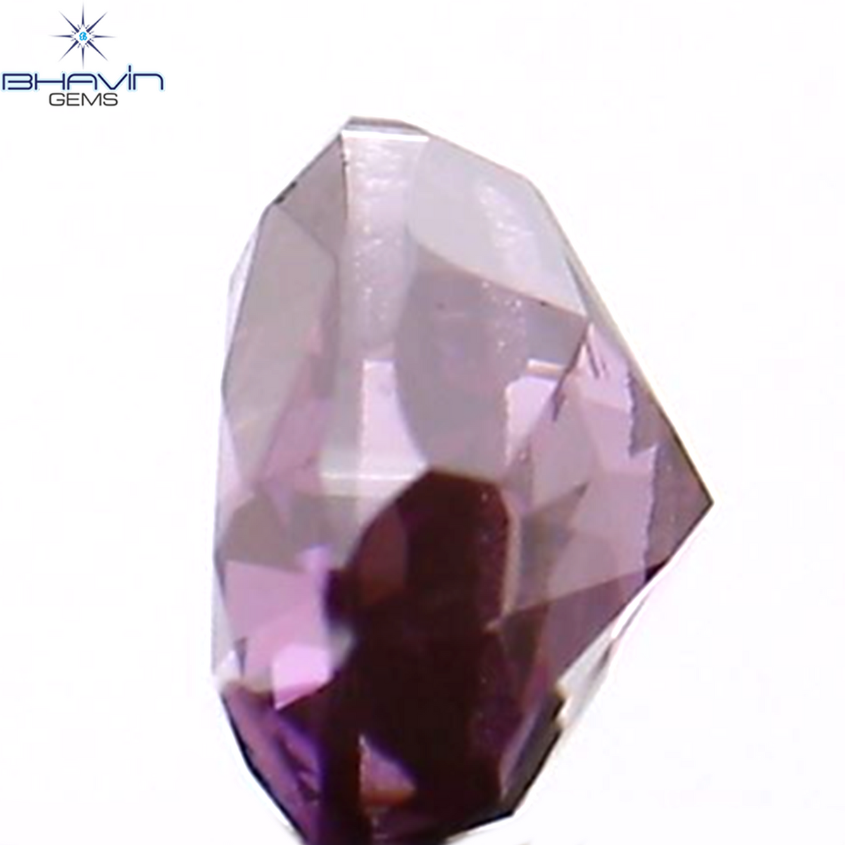 0.17 CT Natural Heart Diamond Enhanced Pink Color Clarity VS1 (3.55 MM)