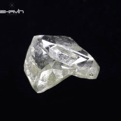 0.73 CT Rough Shape Natural Diamond White Color SI1 Clarity (6.74 MM)