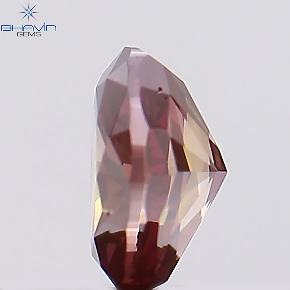 0.39 CT Oval Natural Diamond Pink Color Clarity VS1 (4.84 MM)