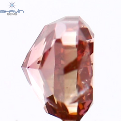 0.50 CT Cushion Shape Natural Loose Diamond Enhanced Pink Color SI1 Clarity (4.35 MM)