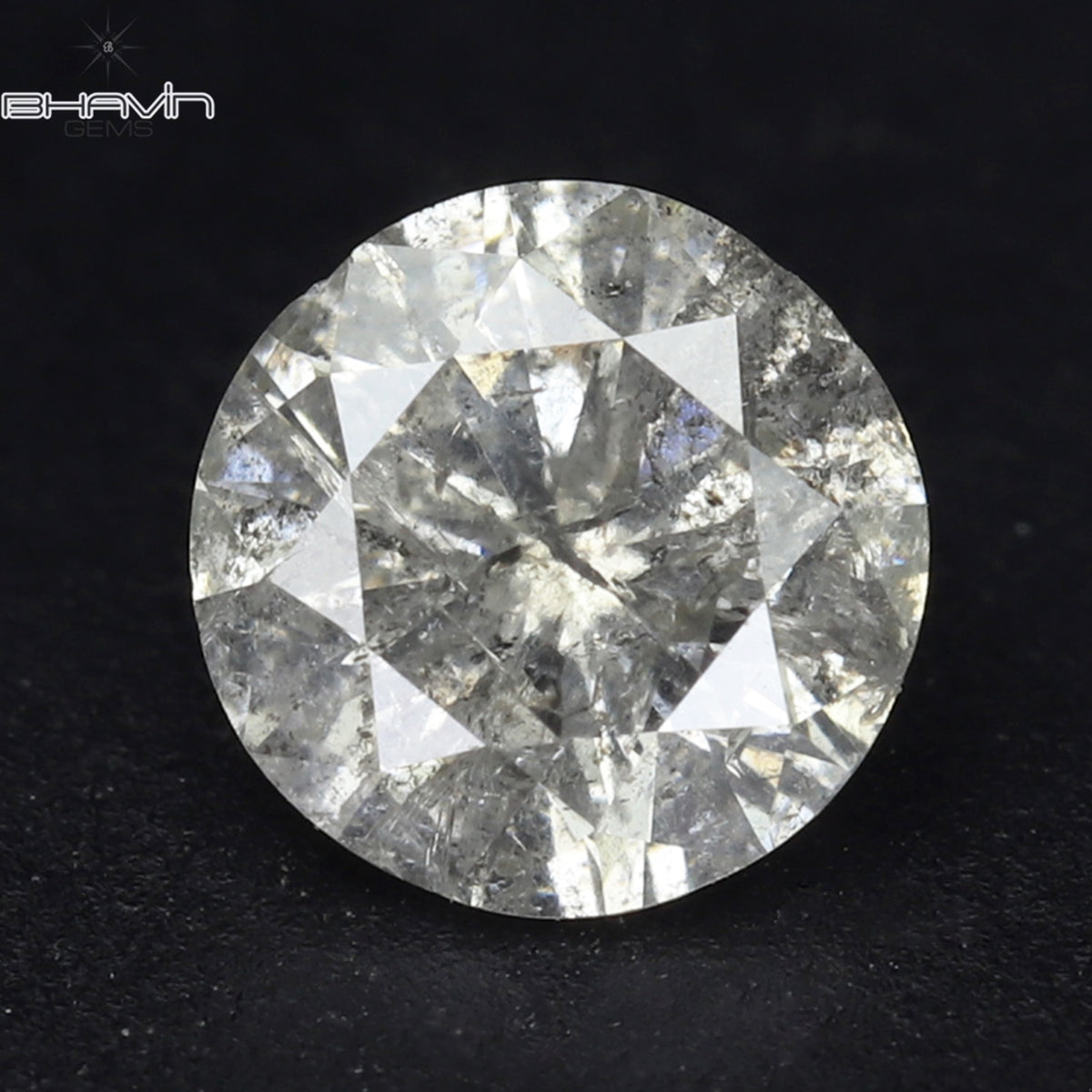 0.43 CT Natural Round Diamond White Color Clarity I3 (4.07 MM)