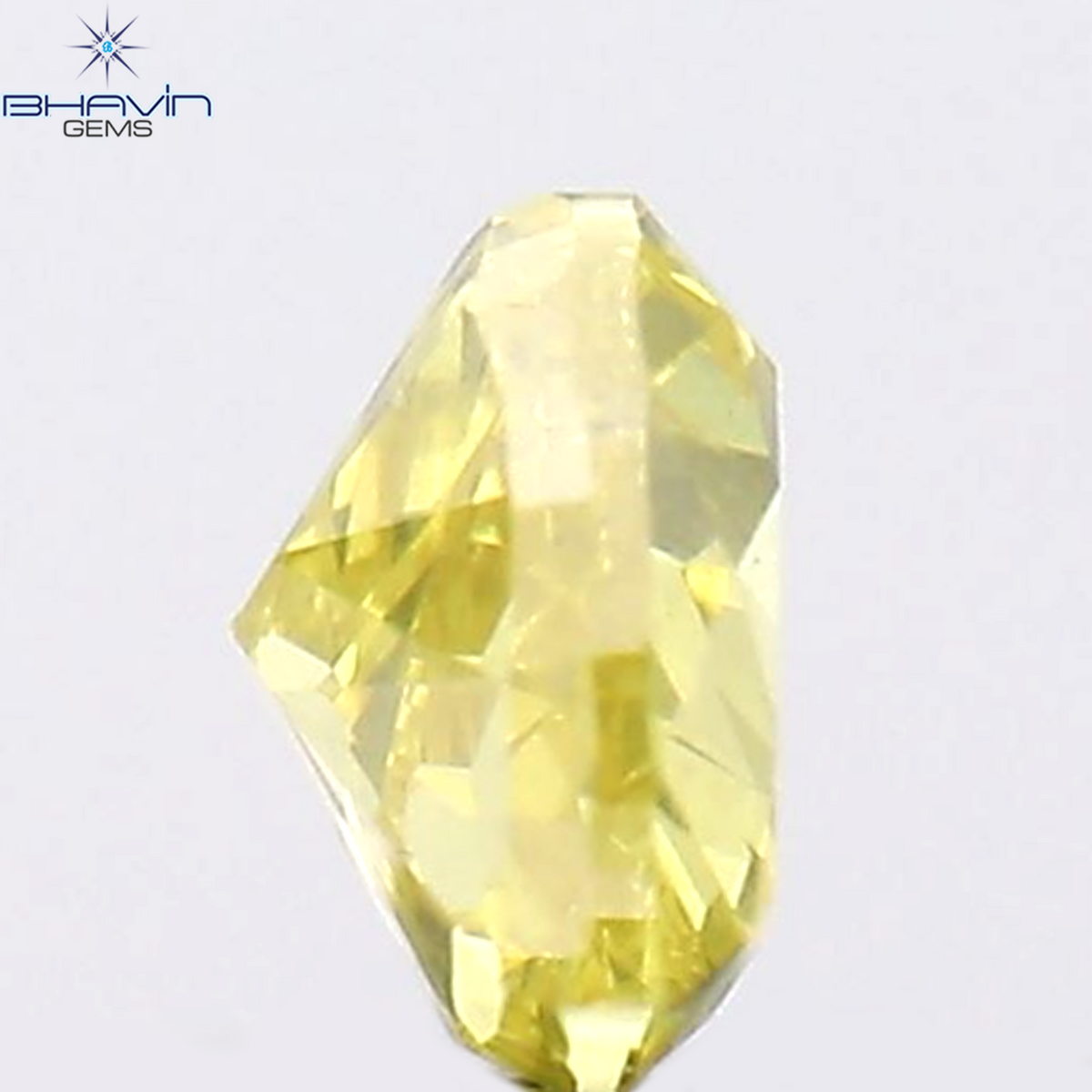 0.09 CT Natural Heart Diamond Yellow Color Clarity VS1 (2.83 MM)