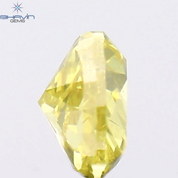 0.09 CT Heart Shape Natural Diamond Yellow Color VS1 Clarity (2.83 MM)