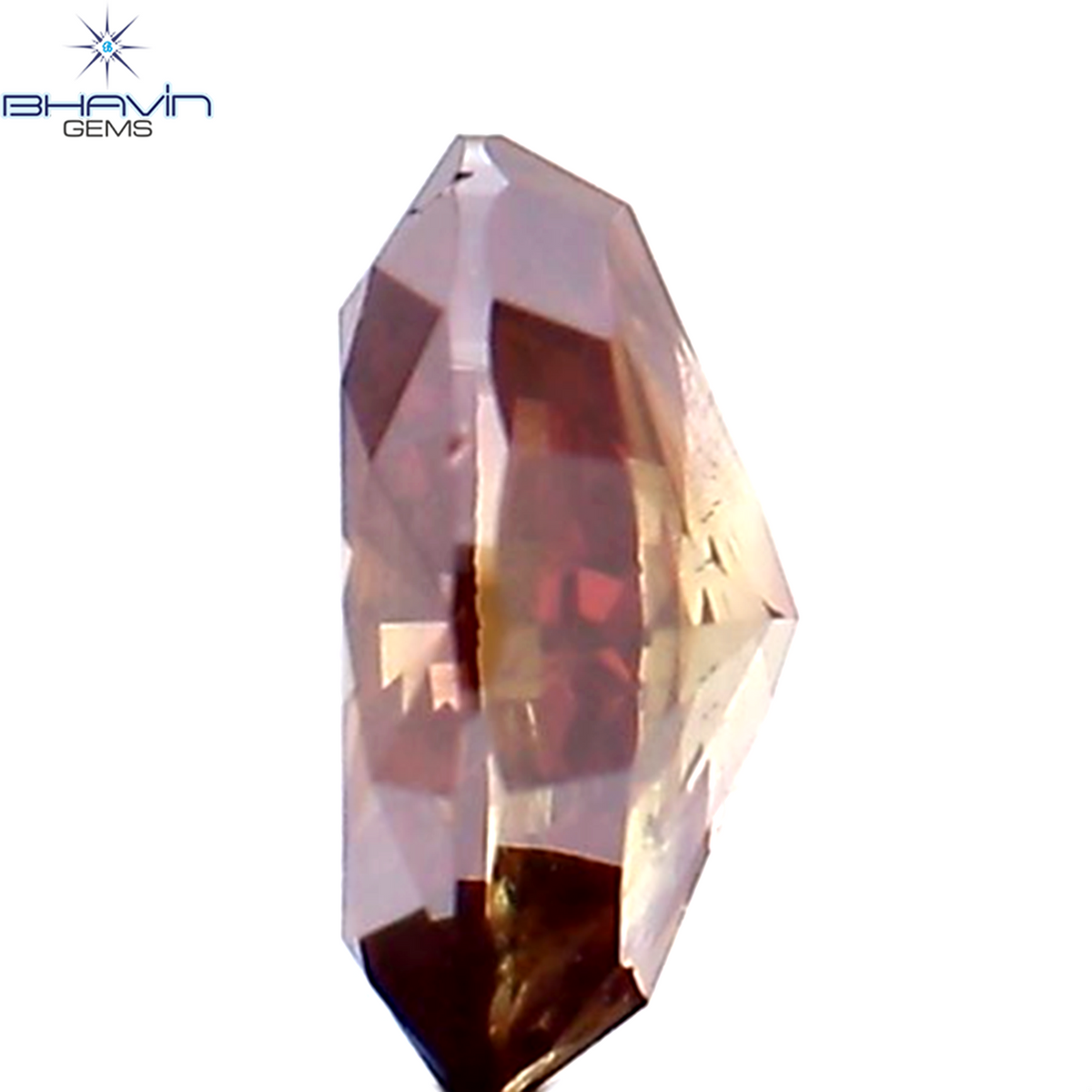 0.31 CT Natural Oval Diamond Enhanced Pink Color Clarity SI1 (4.78 MM)
