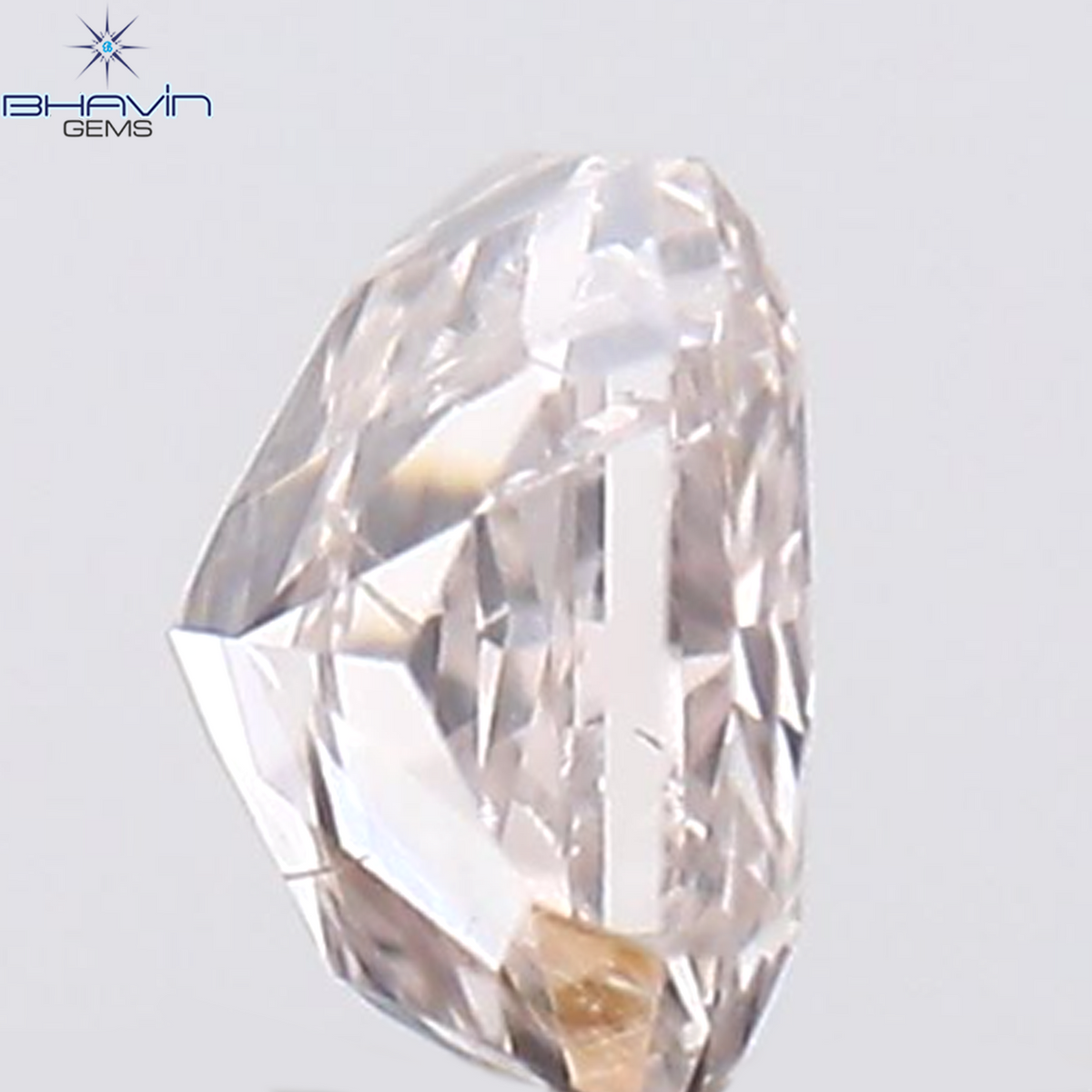 0.11 CT Natural Radiant Diamond Pink Color Clarity SI2 (2.73 MM)