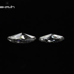 0.16 CT/2 PCS Marquise Shape Natural Diamond White Color VS-SI Clarity (4.24 MM)