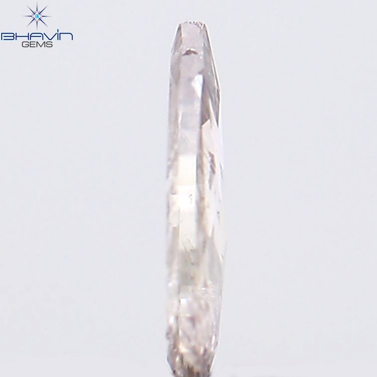 0.12 CT ペアシェイプ ナチュラル ダイヤモンド ピンク色 SI2 クラリティ (3.99 MM)