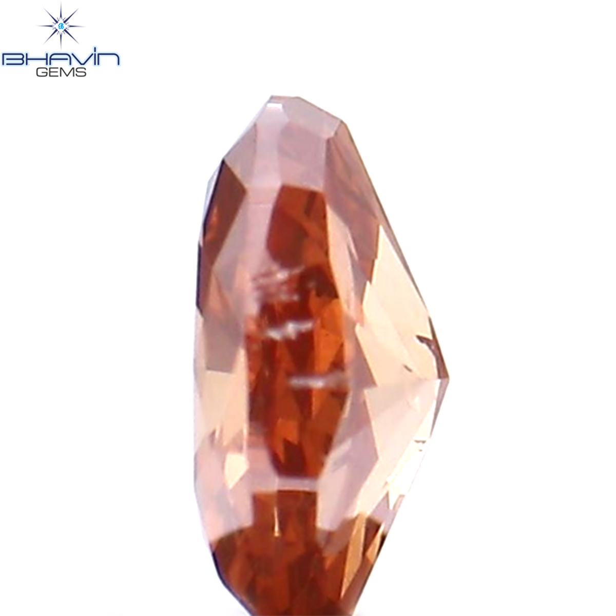0.18 CT Natural Oval Diamond Enhanced Pink Color Clarity SI1 (4.18 MM)