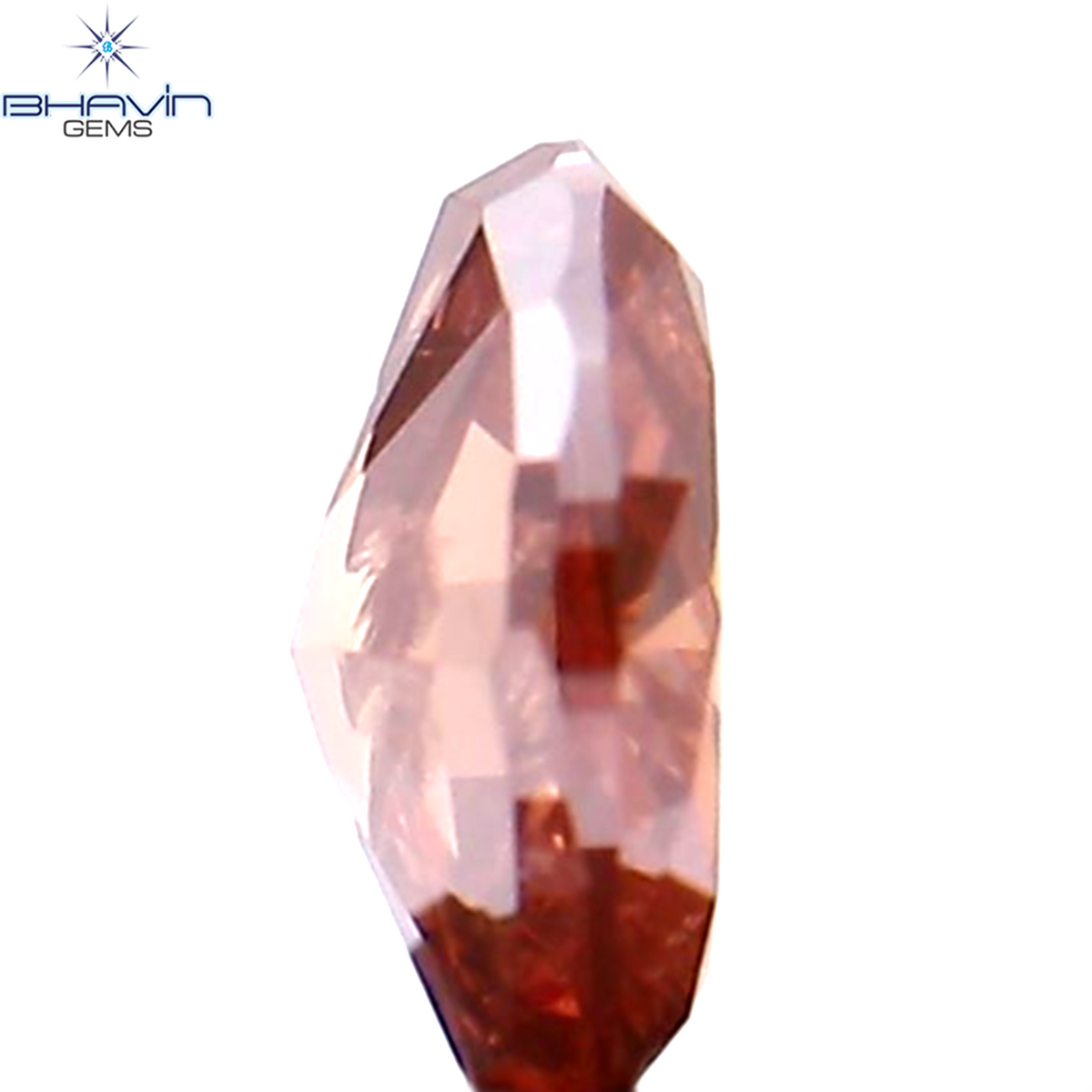0.14 CT Natural Oval Diamond Enhanced Pink Color Clarity SI1 (3.87 MM)