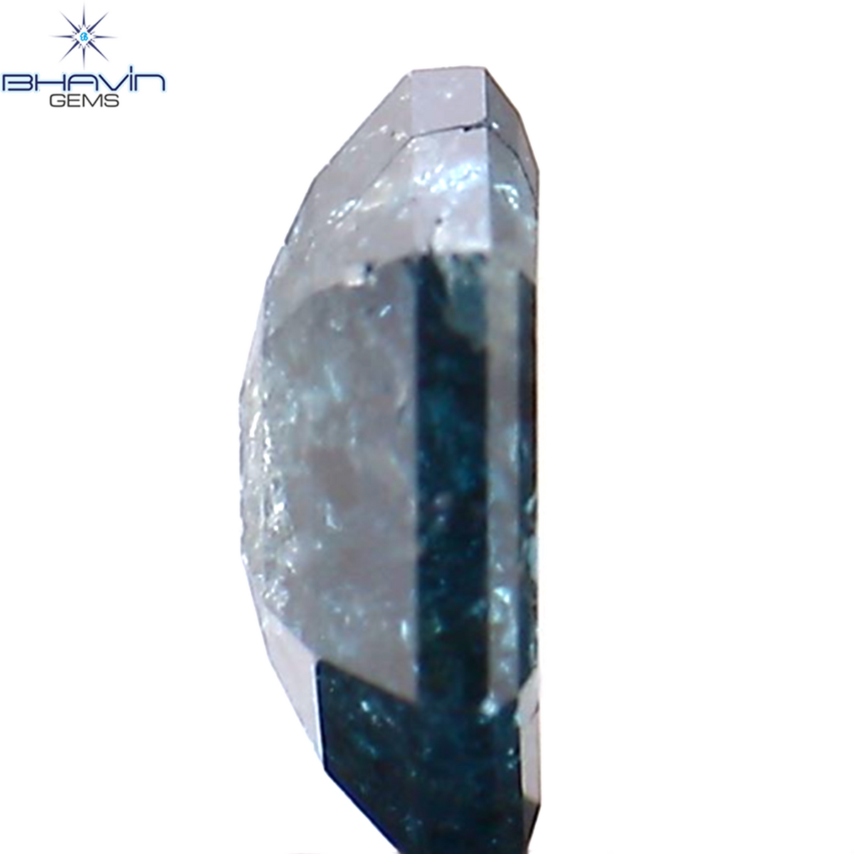 0.19 CT 六角形 天然ダイヤモンド イエロー カラー I2 クラリティ (6.65 MM)