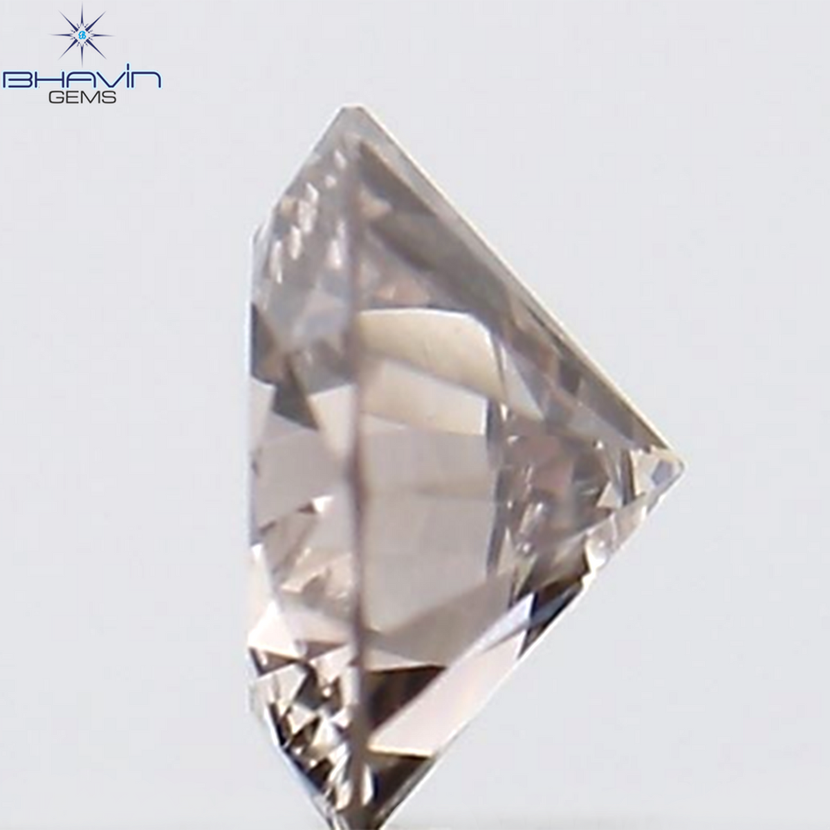 0.16 CT Natural Round Diamond Pink Color Clarity SI1 (3.66 MM)