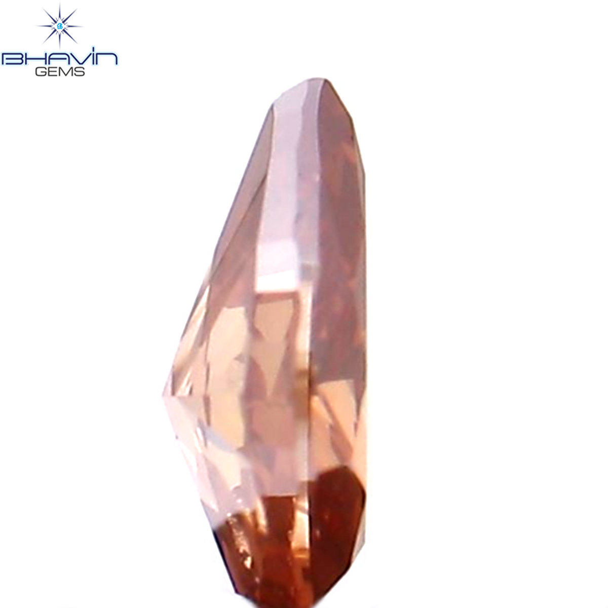 0.11 CT Natural Pear Diamond Enhanced Pink Color Clarity VS2 (3.80 MM)