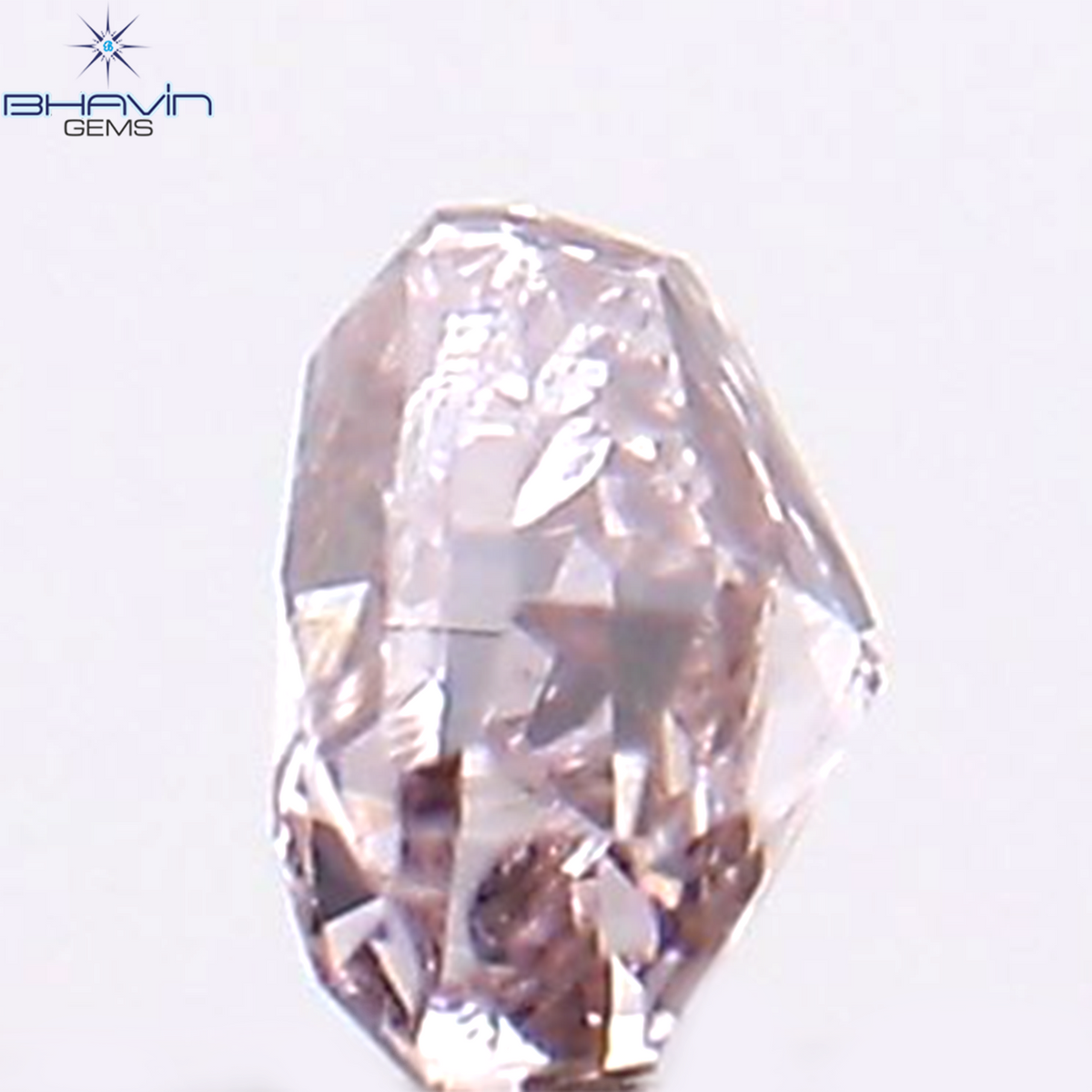 0.06 CT Natural Heart Diamond Pink Color Clarity SI1 (2.28 MM)