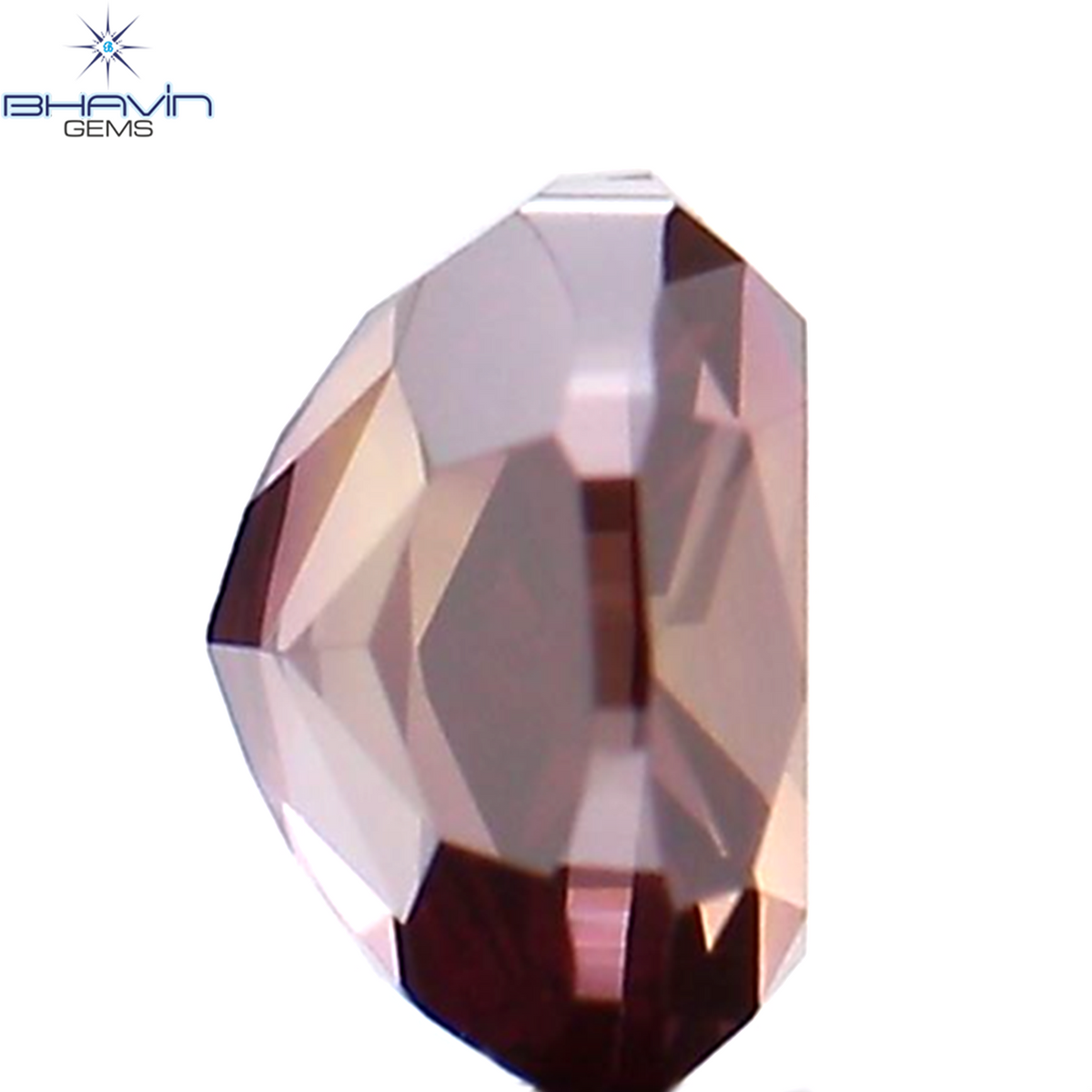 0.27 CT Natural Oval Diamond Enhanced Pink Color Clarity VS1 (3.91 MM)
