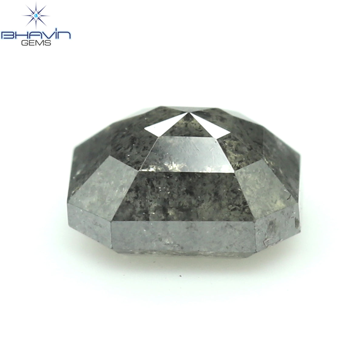 0.55 CT Natural Square Cut Diamond Salt And Pepper Color Clarity I3 (4.78 MM)