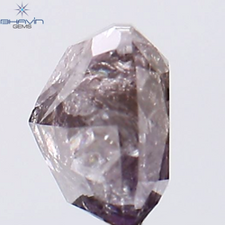 0.87 CT Cushion Shape Natural Loose Diamond Pink Color I3 Clarity (5.23 MM)