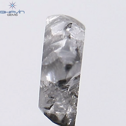 1.07 CT Rough Shape Natural Diamond Salt And Pepper Color I3 Clarity (7.22 MM)
