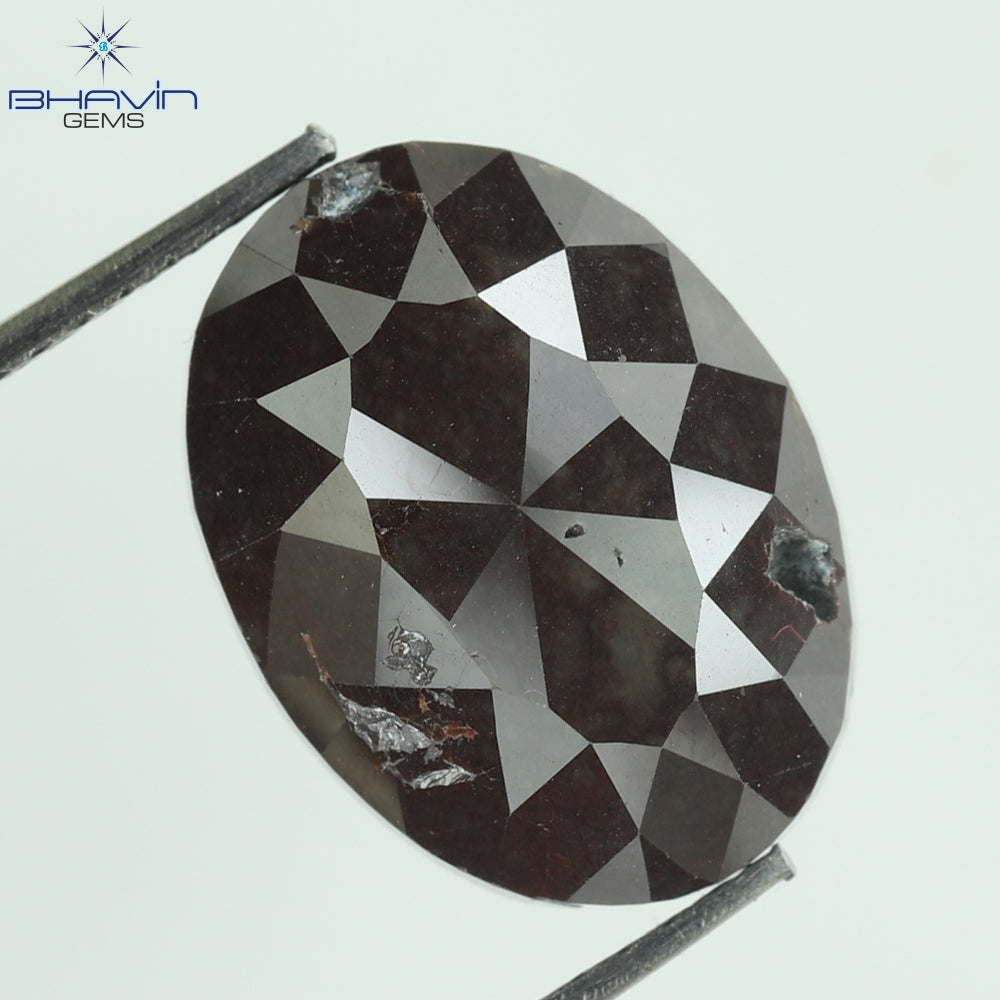 7.79 CT, Oval Shape ,Brown Red Natural Diamond, (14.09 MM)