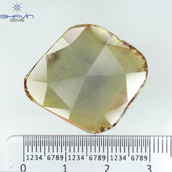 14.26 CT, Uncut Slice Rosecut Diamond, Natural Loose Diamond, Brownish Grayish Yellow Diamond, Gifts, Diamond, Jewelry, Diamond Ring, EP35-2