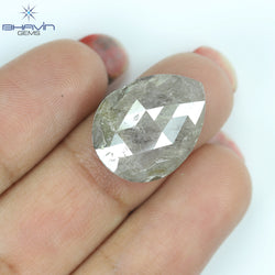 10.75 CT、ペアー ダイヤモンド アイス ダイヤモンド カラー、クラリティ オペーク