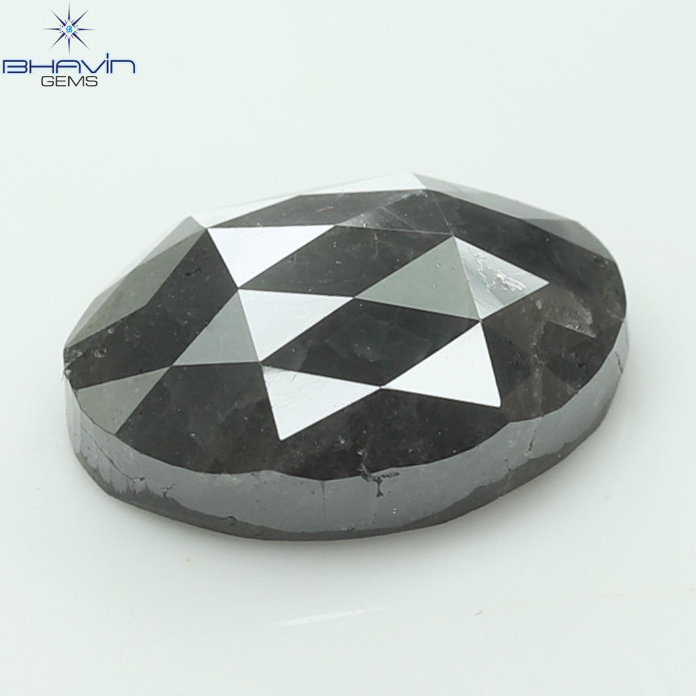 4.23 CT, Oval Dark Gray Natural loose Diamond(11.94 MM)
