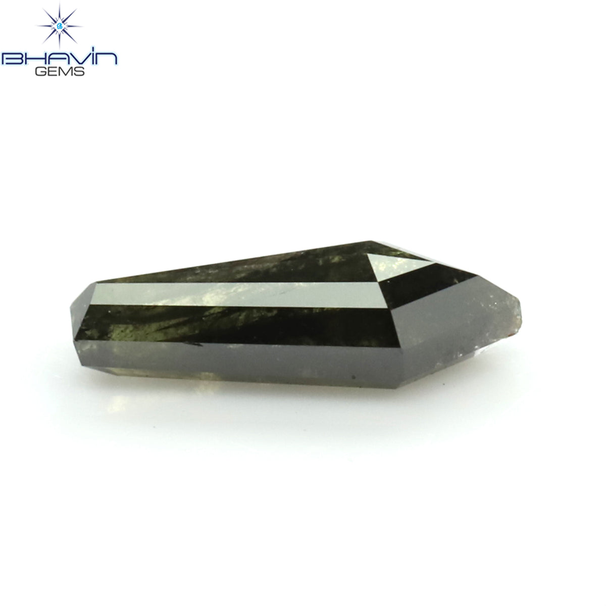 0.54 CT カイト ダイヤモンド ナチュラル ルース ダイヤモンド ソルト アンド ペッパー カラー I3 クラリティ (6.92 MM)