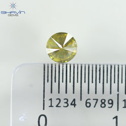 0.27 CT, Round  Shape Natural Loose Diamond Yellow Color Clarity SI2 (4.18 MM)