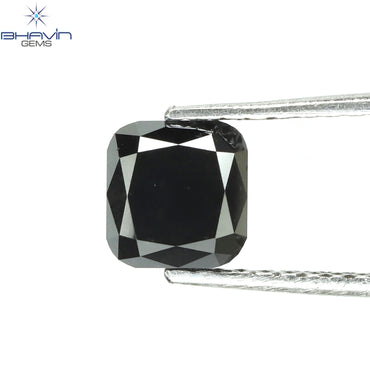 1.09 CT Cushion Diamond Natural Diamond Black Diamond Clarity Opaque (5.44 MM)