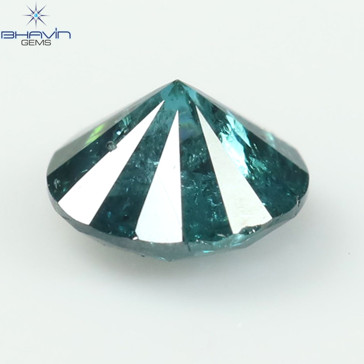 0.25 CT Natural Round Diamond Enhanced Blue Color Clarity I3 (3.94 MM)