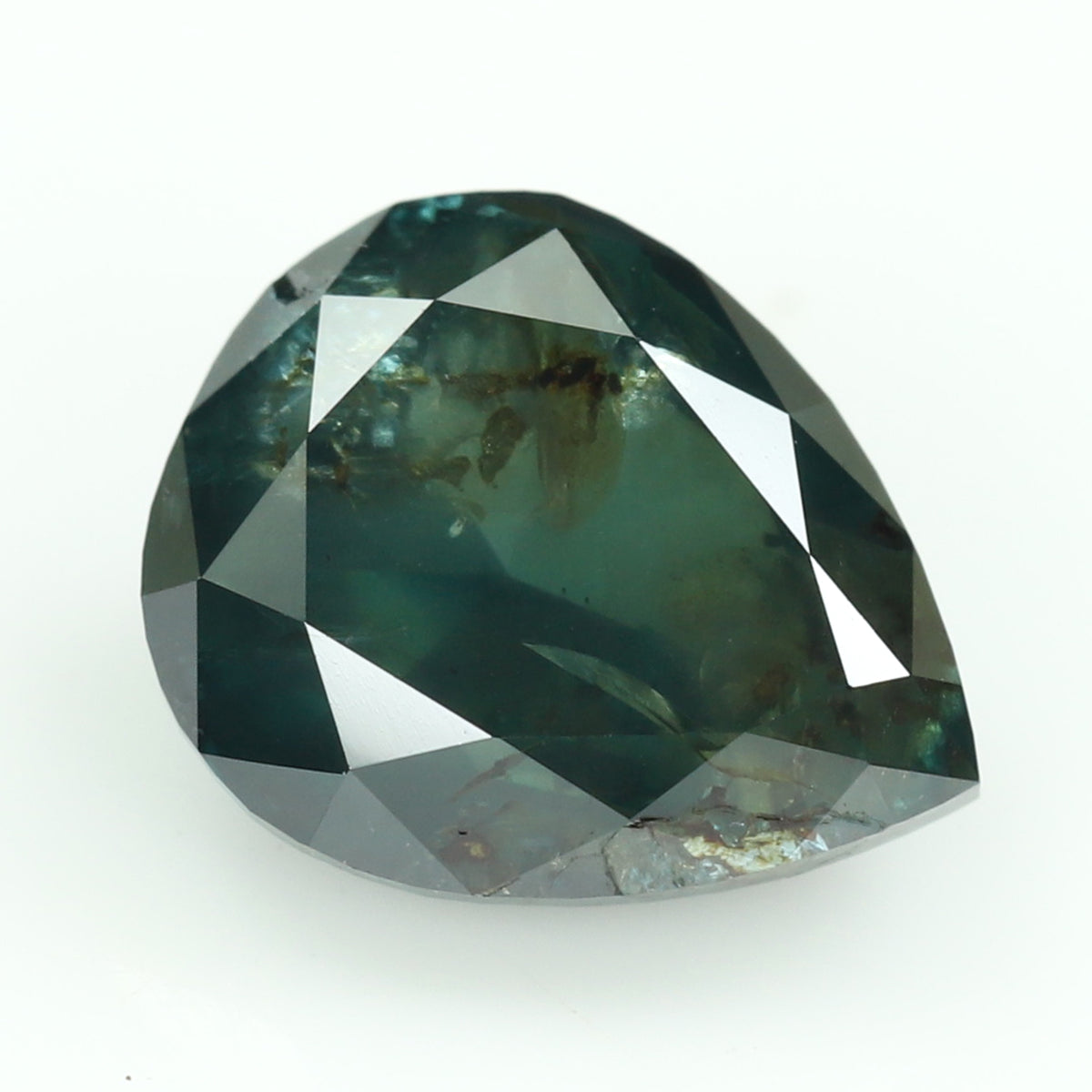 1.21 CT Pear Natural Diamond Enhanced Blue Color Clarity I3 (7.15 MM)