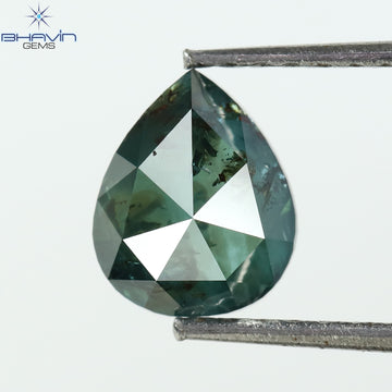 1.21 CT Pear Natural Diamond Enhanced Blue Color Clarity I3 (7.15 MM)