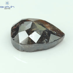 1.84 CT Pear Shape Natural Diamond  Brown Color  I3 Clarity (8.41 MM)