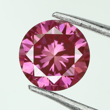 0.23 CT, Round Diamond, Pink Color, VVS1 Clarity