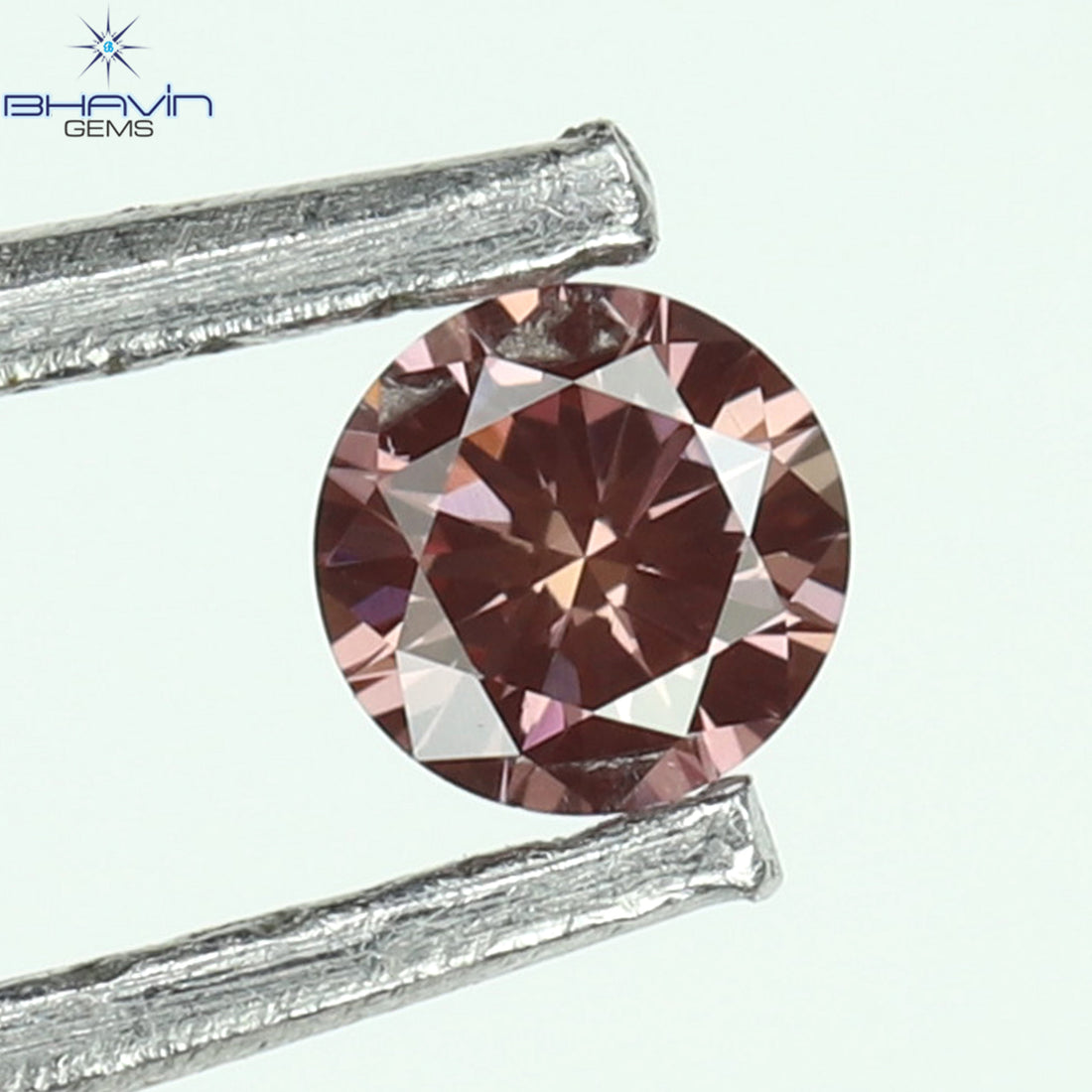 0.05 CT Round Natural Diamond Enhanced Pink Color Clarity VVS1 (2.48 MM)