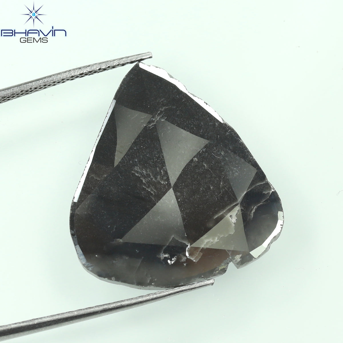 7.28 CT ペア スライス シェイプ ナチュラル ダイヤモンド グレー カラー I3 クラリティ (22.00 MM)