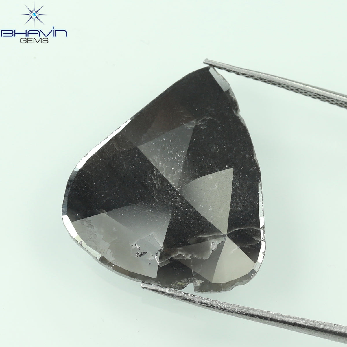7.28 CT ペア スライス シェイプ ナチュラル ダイヤモンド グレー カラー I3 クラリティ (22.00 MM)