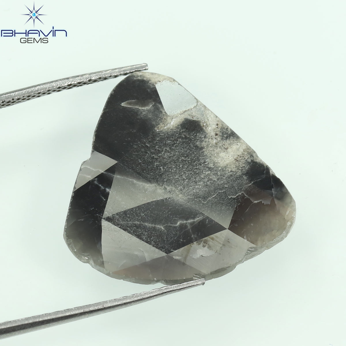 4.93 CT Natural Slice Diamond Gray Color Clarity I3 (20.00 MM)