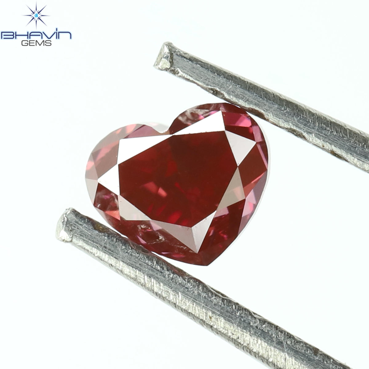 0.25 CT、ハート ダイヤモンド、ピンク色、VS1 クラリティ