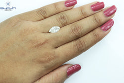 1.96 CT ,Marquise Shape Natural White Color, I3 Clarity (13.50 MM)