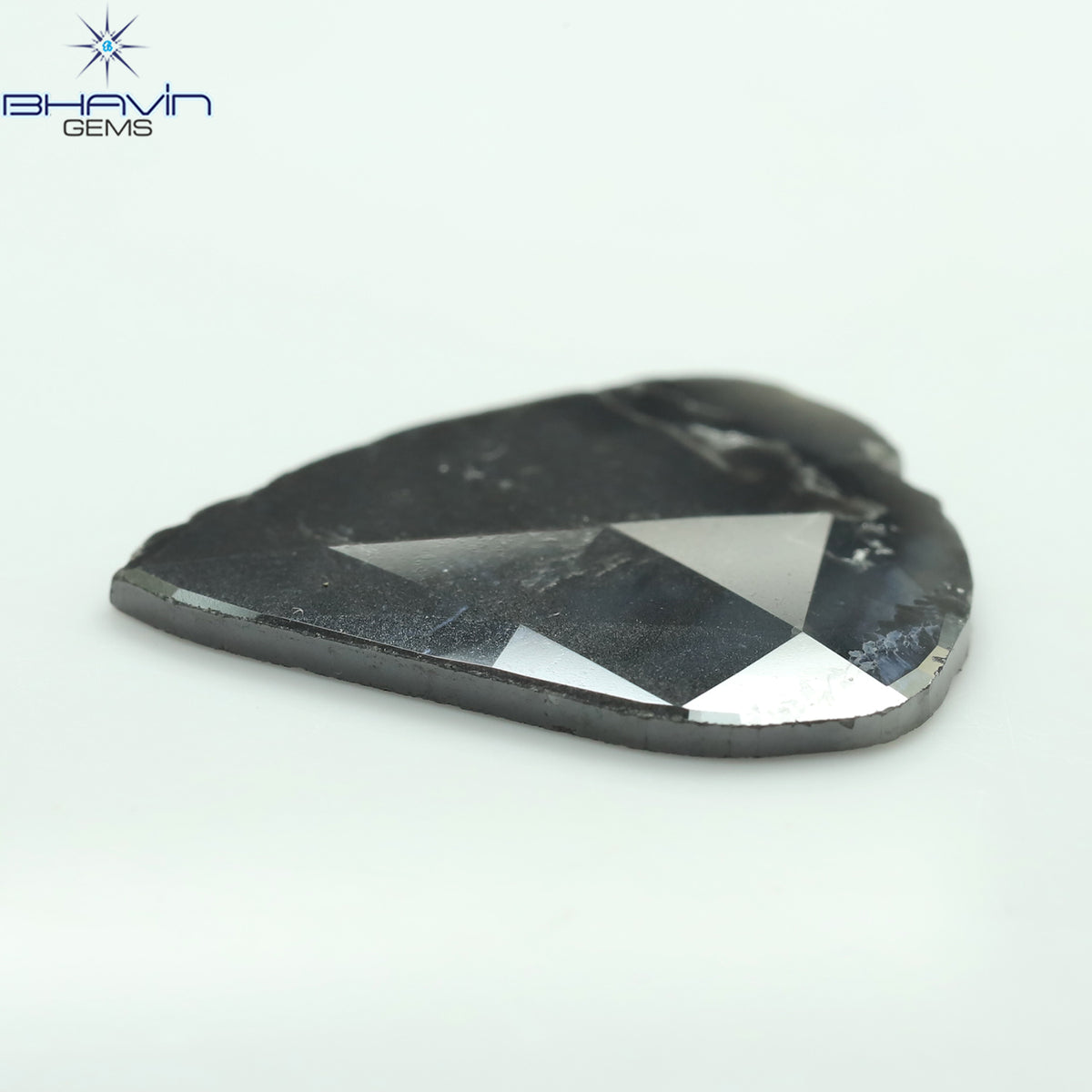 7.28 CT ペア スライス シェイプ ナチュラル ダイヤモンド グレー カラー I3 クラリティ (22.00 MM)